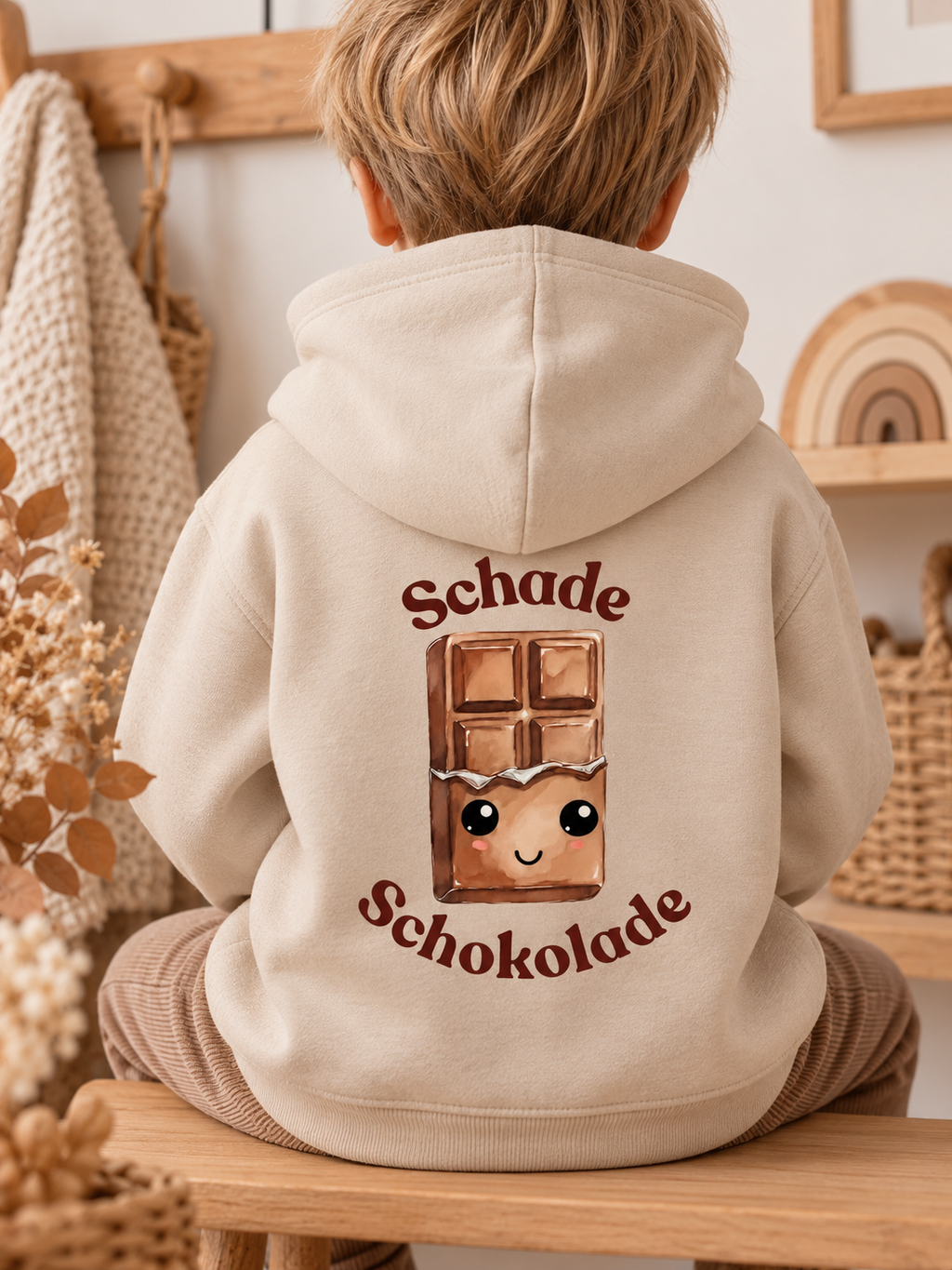 Bügelbild Schade Schokolade