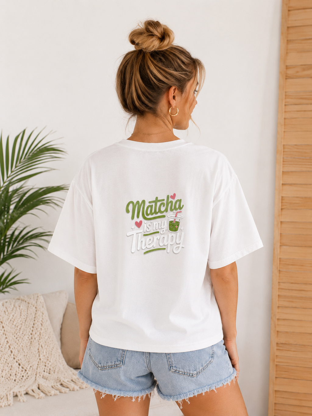 Bügelbild Matcha is my Therapy