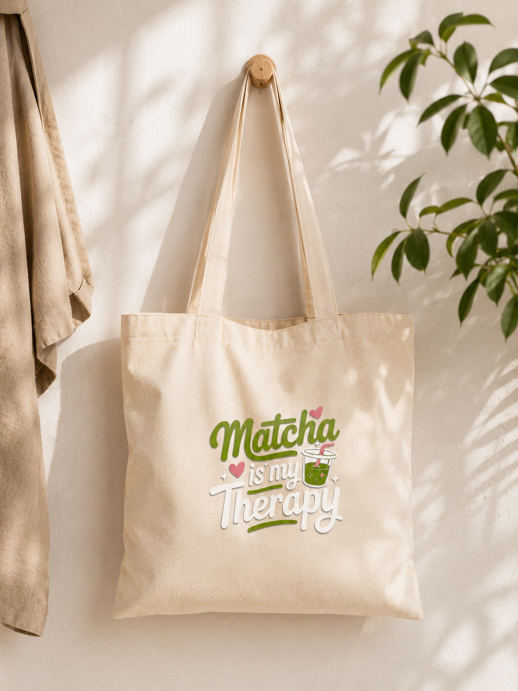 Bügelbild Matcha is my Therapy