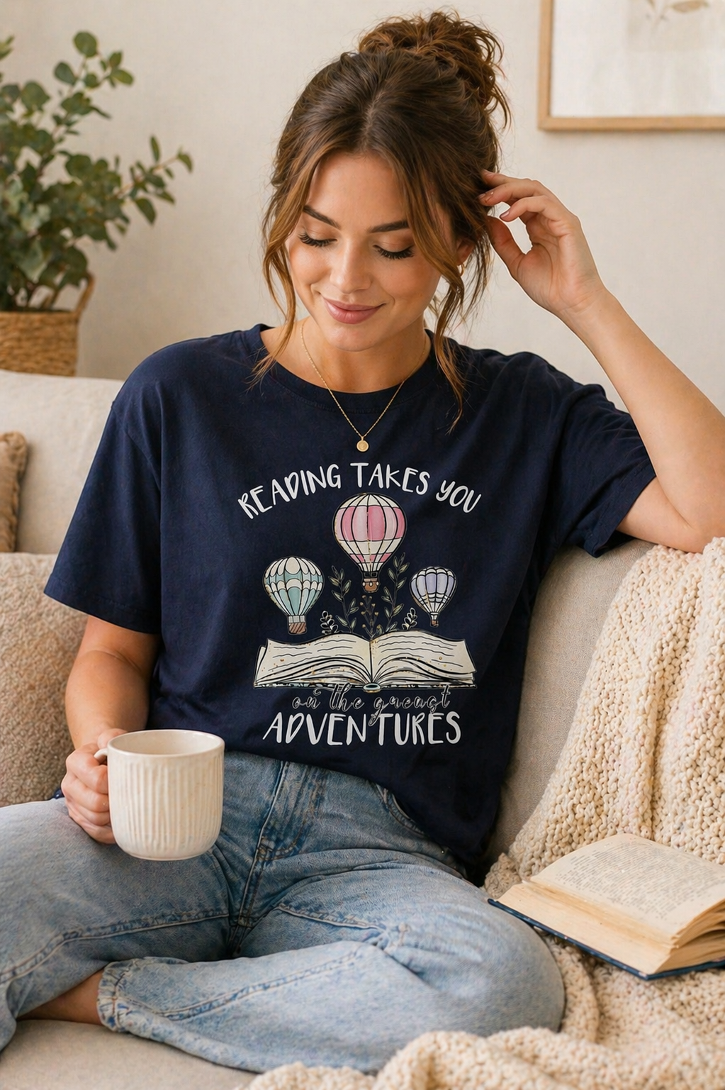 Bügelbild Reading Adventure