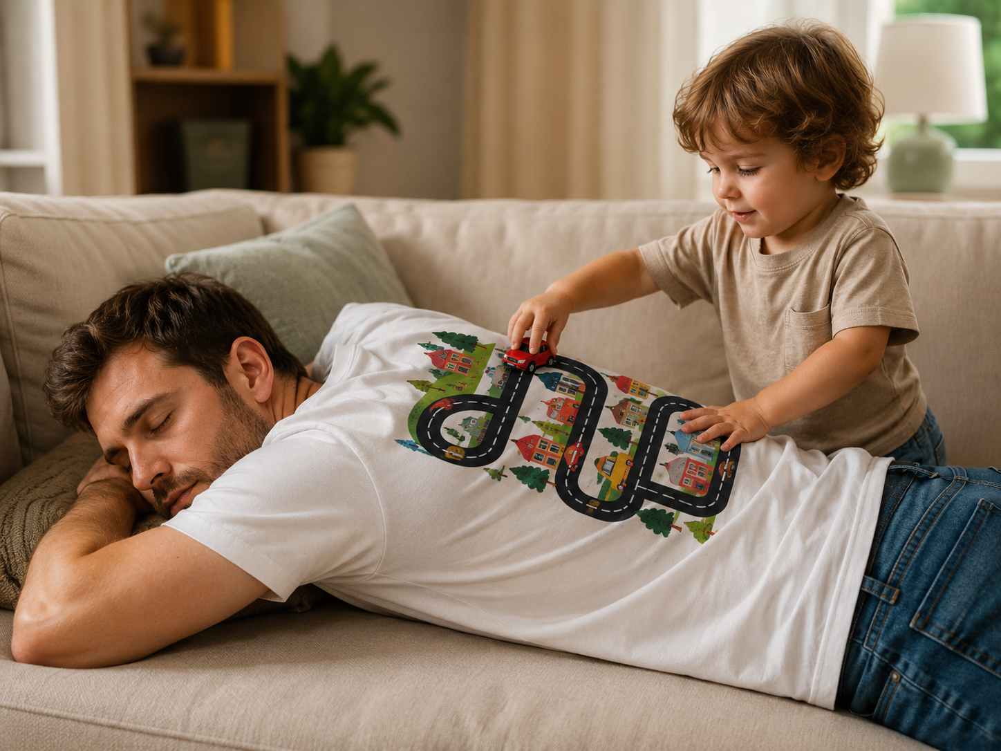 Bügelbild Tired Dads Club SET