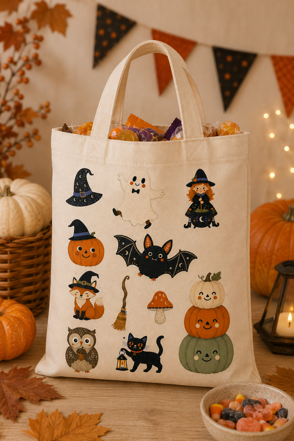 Bügelbild Halloween SET