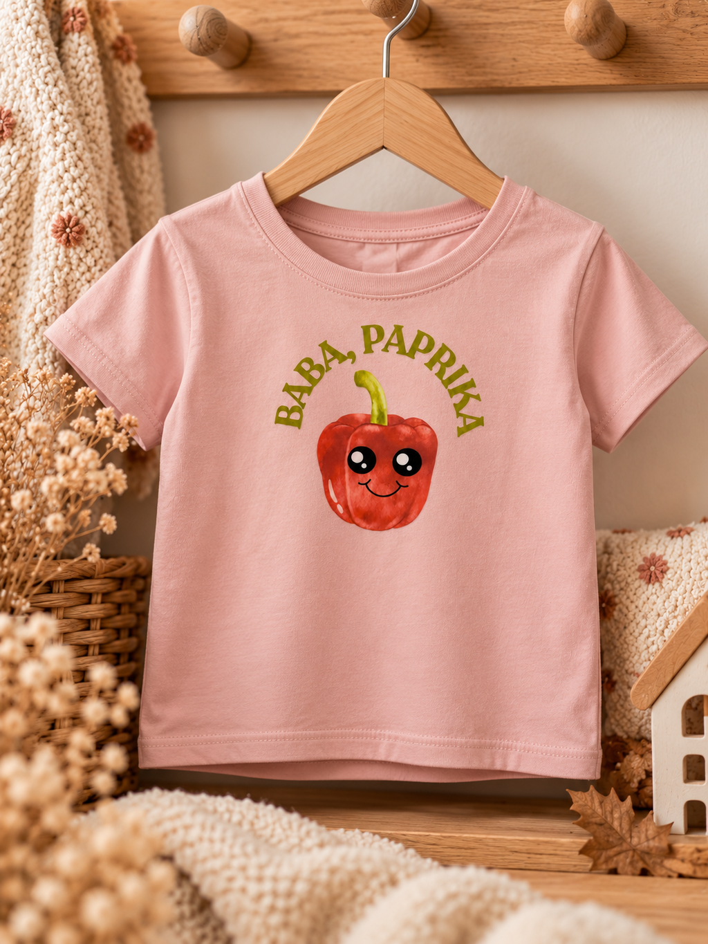 Bügelbild Baba, Paprika