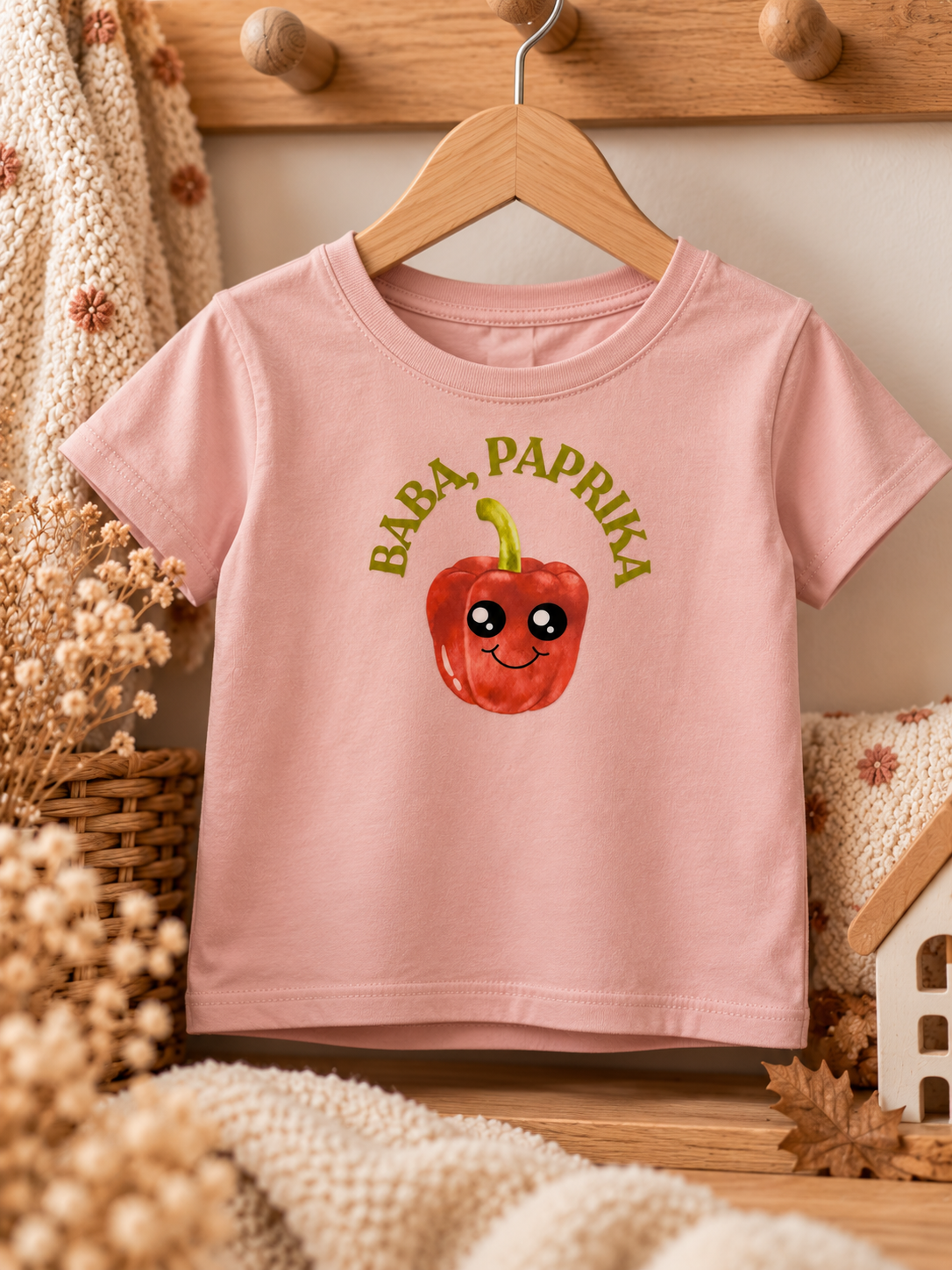 Bügelbild Baba, Paprika