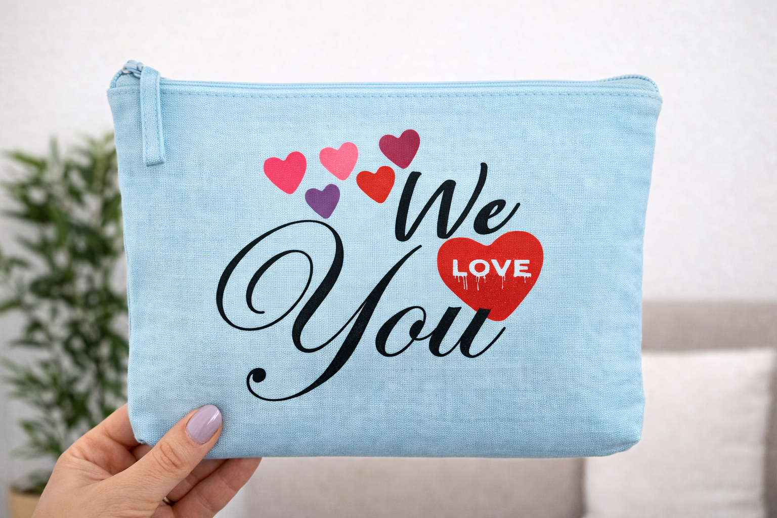 Bügelbild "We LOVE you"